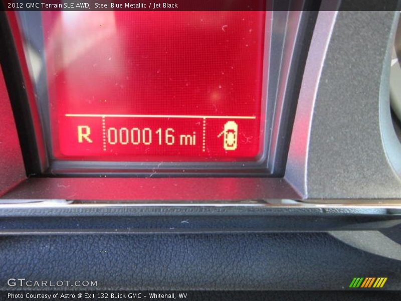 Steel Blue Metallic / Jet Black 2012 GMC Terrain SLE AWD