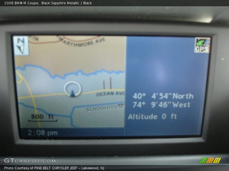 Navigation of 2008 M Coupe