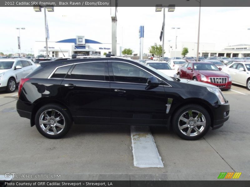 Black Raven / Ebony/Ebony 2012 Cadillac SRX Premium