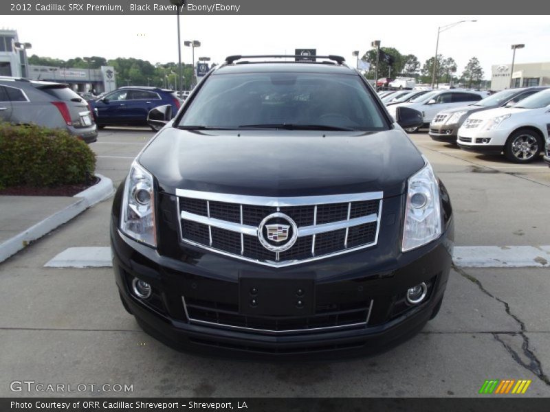 Black Raven / Ebony/Ebony 2012 Cadillac SRX Premium