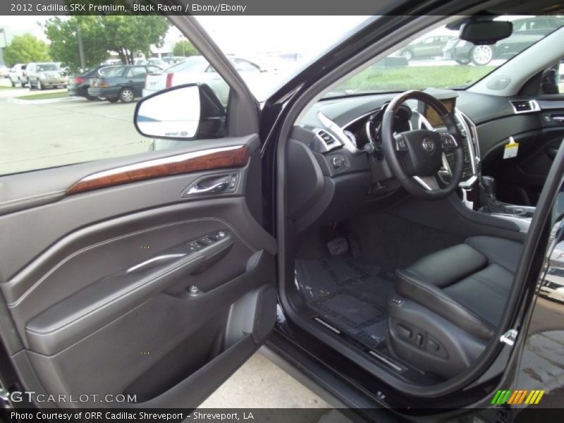 Black Raven / Ebony/Ebony 2012 Cadillac SRX Premium