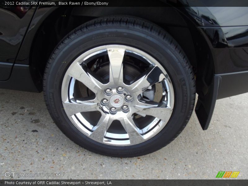 Black Raven / Ebony/Ebony 2012 Cadillac SRX Premium