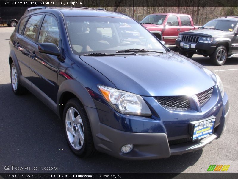 Neptune Blue / Graphite 2003 Pontiac Vibe