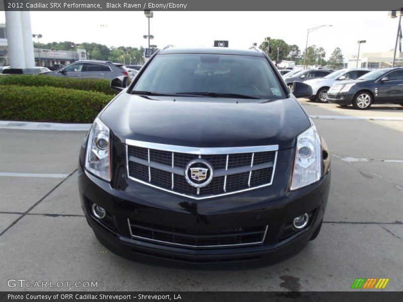 Black Raven / Ebony/Ebony 2012 Cadillac SRX Performance
