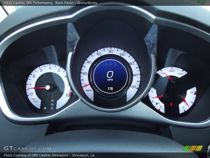 Black Raven / Ebony/Ebony 2012 Cadillac SRX Performance