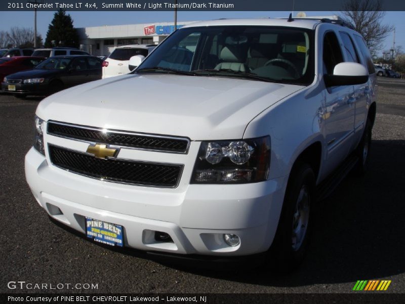 Summit White / Light Titanium/Dark Titanium 2011 Chevrolet Tahoe LT 4x4