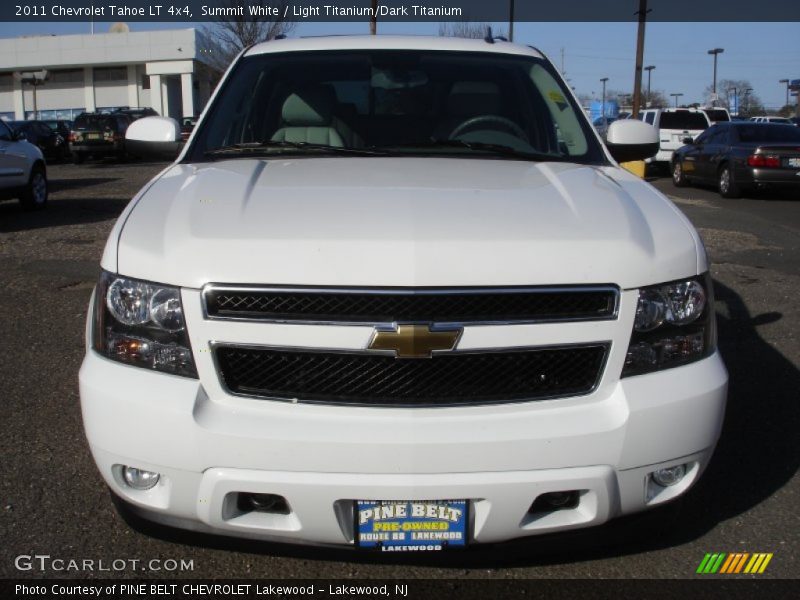 Summit White / Light Titanium/Dark Titanium 2011 Chevrolet Tahoe LT 4x4