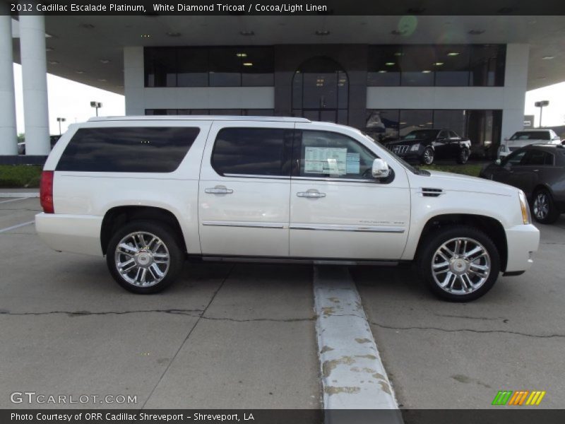  2012 Escalade Platinum White Diamond Tricoat