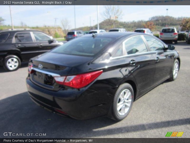 Midnight Black / Gray 2012 Hyundai Sonata GLS