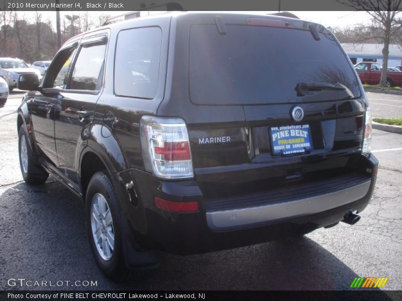 Black / Black 2010 Mercury Mariner I4