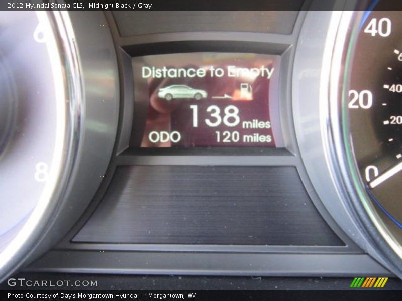 Midnight Black / Gray 2012 Hyundai Sonata GLS