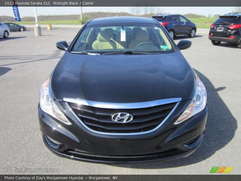 Midnight Black / Camel 2012 Hyundai Sonata GLS