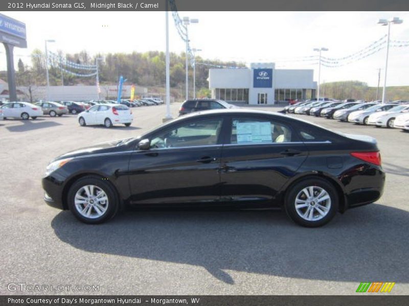 Midnight Black / Camel 2012 Hyundai Sonata GLS