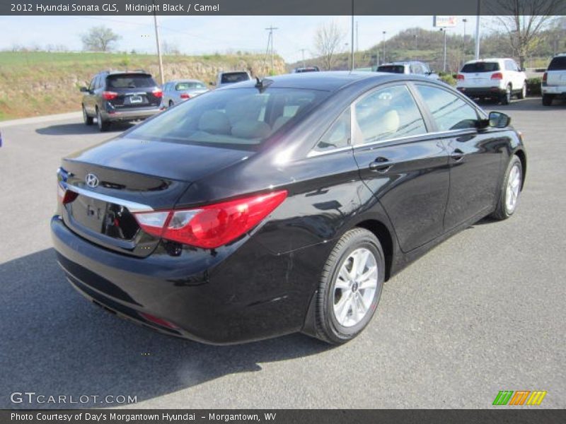 Midnight Black / Camel 2012 Hyundai Sonata GLS