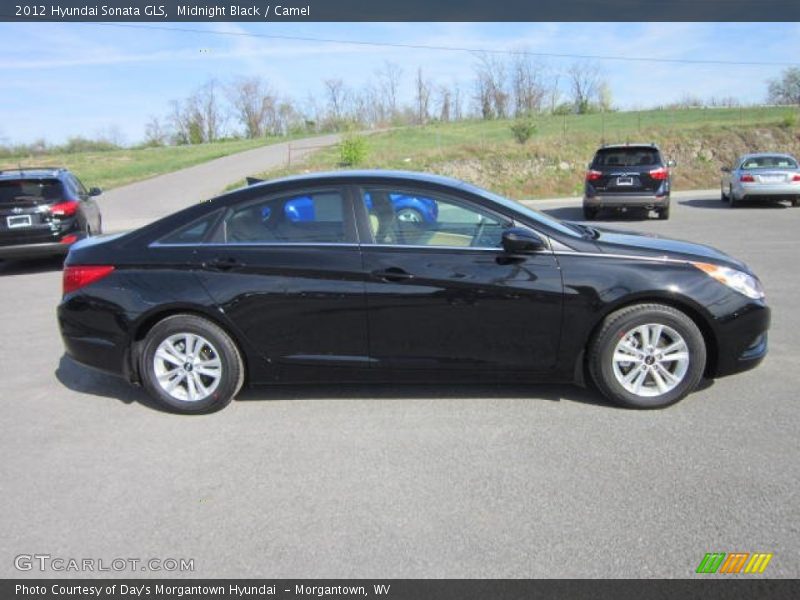 Midnight Black / Camel 2012 Hyundai Sonata GLS