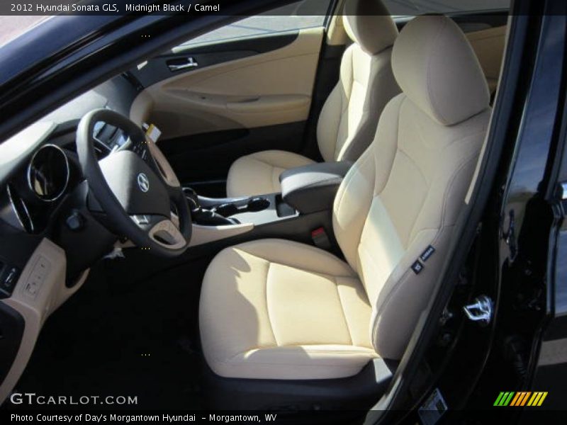 Midnight Black / Camel 2012 Hyundai Sonata GLS