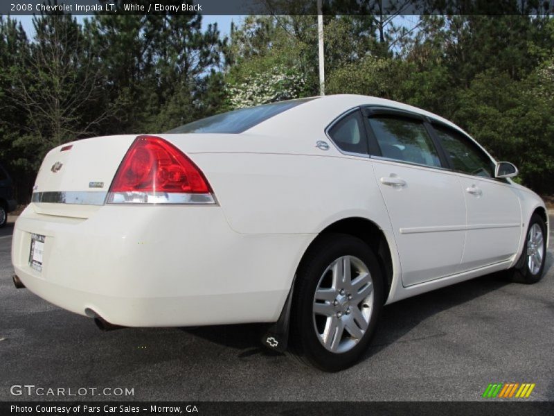 White / Ebony Black 2008 Chevrolet Impala LT