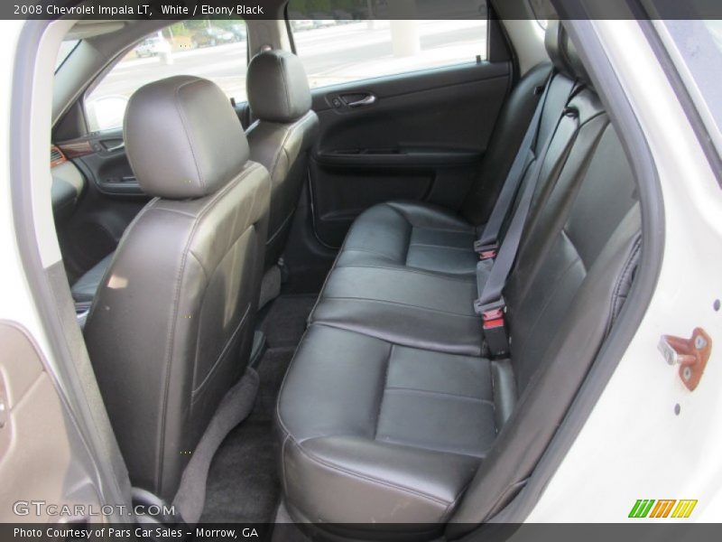 Rear Seat of 2008 Impala LT