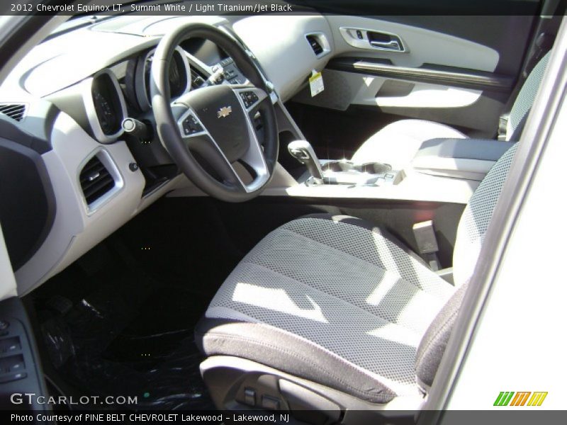 Summit White / Light Titanium/Jet Black 2012 Chevrolet Equinox LT