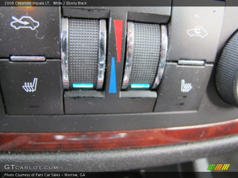 White / Ebony Black 2008 Chevrolet Impala LT