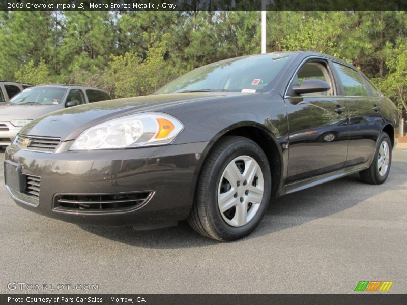 Mocha Bronze Metallic / Gray 2009 Chevrolet Impala LS