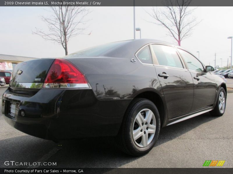 Mocha Bronze Metallic / Gray 2009 Chevrolet Impala LS