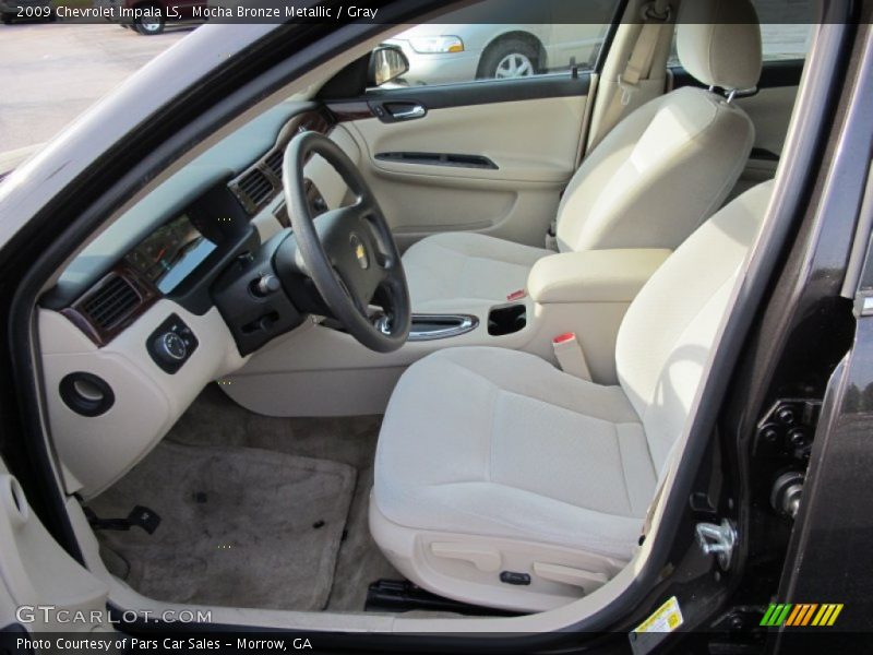 Mocha Bronze Metallic / Gray 2009 Chevrolet Impala LS