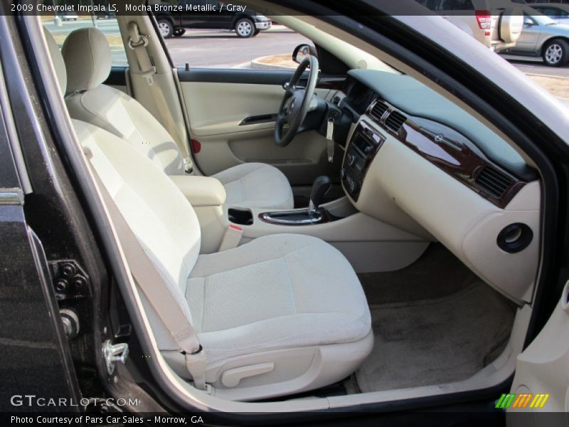 Mocha Bronze Metallic / Gray 2009 Chevrolet Impala LS