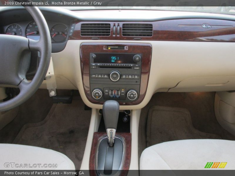 Mocha Bronze Metallic / Gray 2009 Chevrolet Impala LS