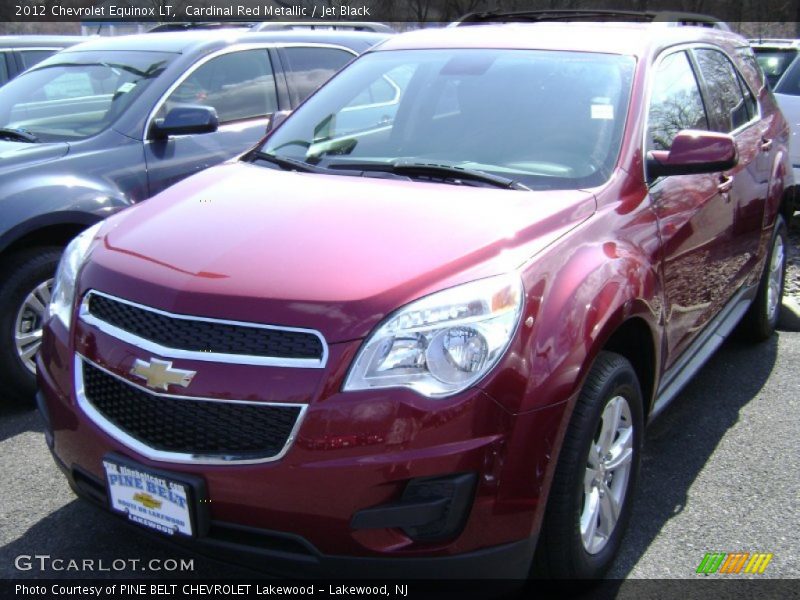 Cardinal Red Metallic / Jet Black 2012 Chevrolet Equinox LT