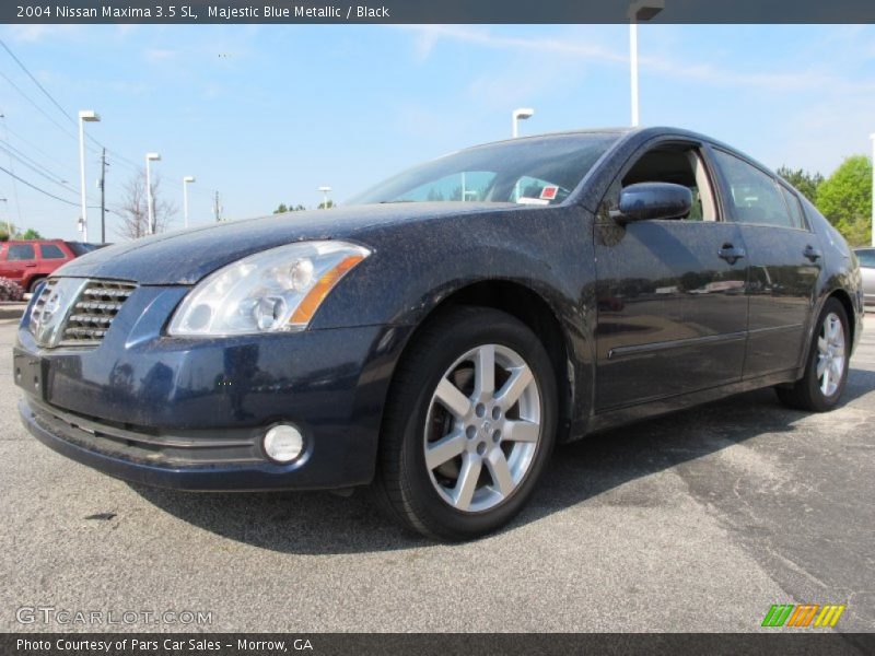 Majestic Blue Metallic / Black 2004 Nissan Maxima 3.5 SL