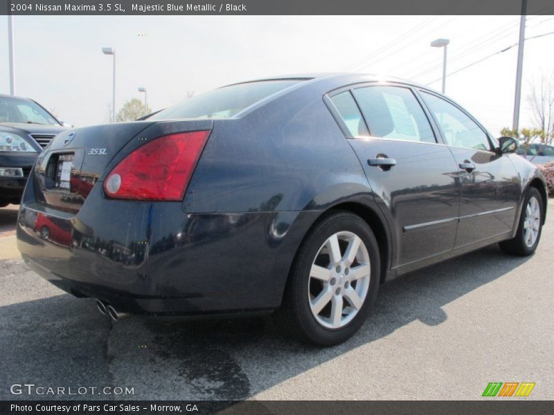 Majestic Blue Metallic / Black 2004 Nissan Maxima 3.5 SL