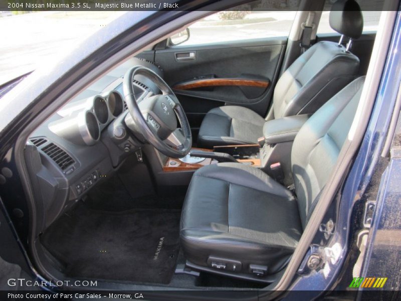 Majestic Blue Metallic / Black 2004 Nissan Maxima 3.5 SL