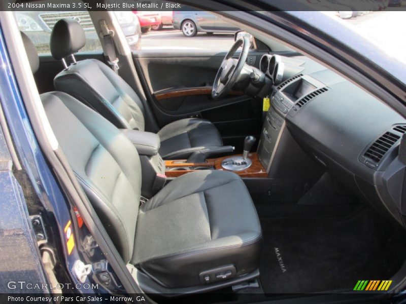 Majestic Blue Metallic / Black 2004 Nissan Maxima 3.5 SL