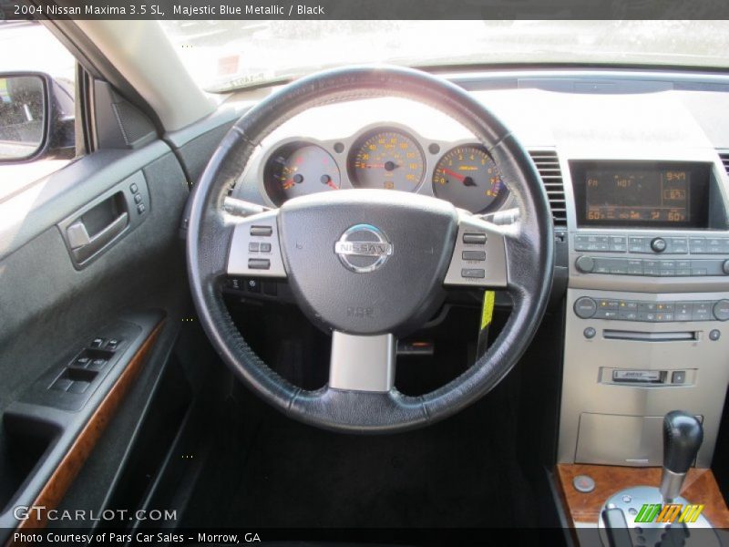 Majestic Blue Metallic / Black 2004 Nissan Maxima 3.5 SL