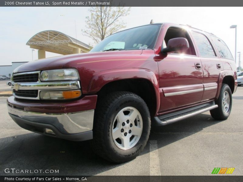 Sport Red Metallic / Tan/Neutral 2006 Chevrolet Tahoe LS