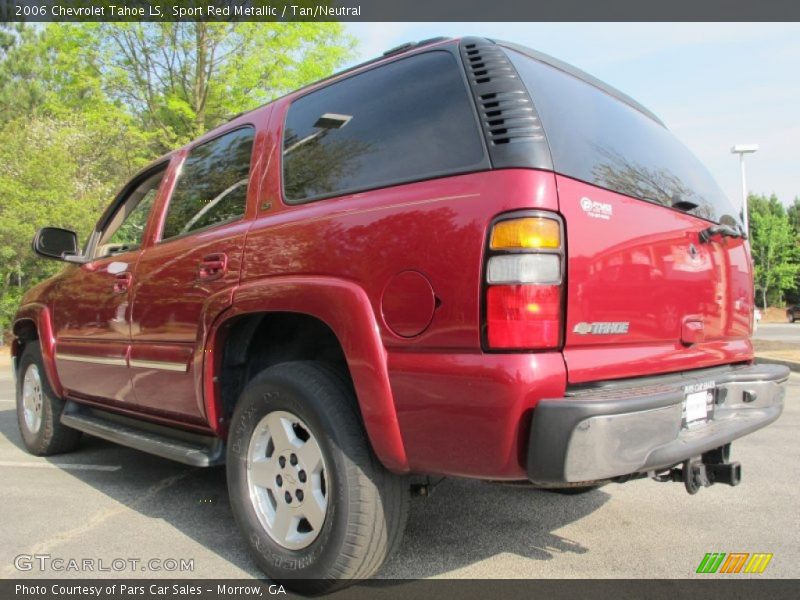 Sport Red Metallic / Tan/Neutral 2006 Chevrolet Tahoe LS