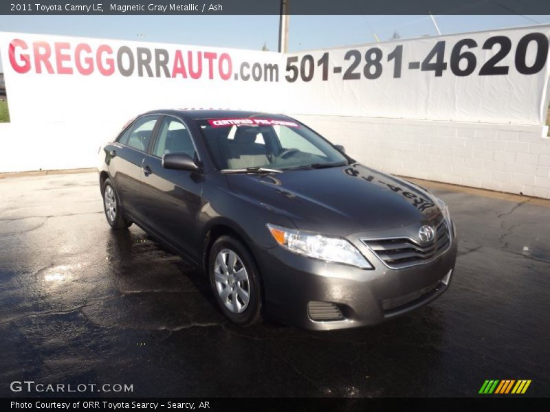 Magnetic Gray Metallic / Ash 2011 Toyota Camry LE