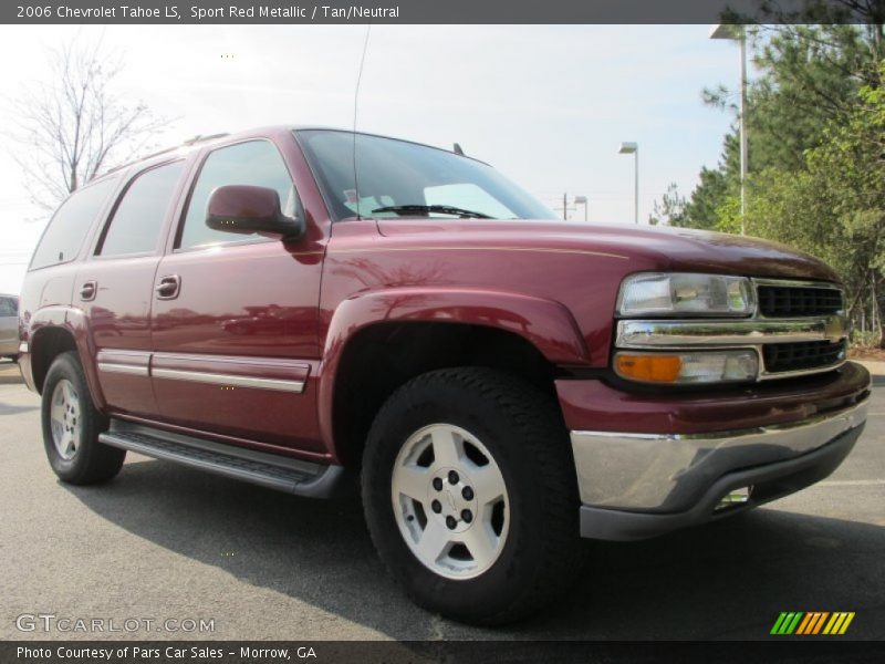 Sport Red Metallic / Tan/Neutral 2006 Chevrolet Tahoe LS