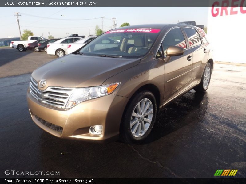 Golden Umber Mica / Ivory 2010 Toyota Venza I4