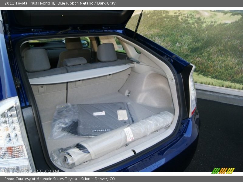 Blue Ribbon Metallic / Dark Gray 2011 Toyota Prius Hybrid III