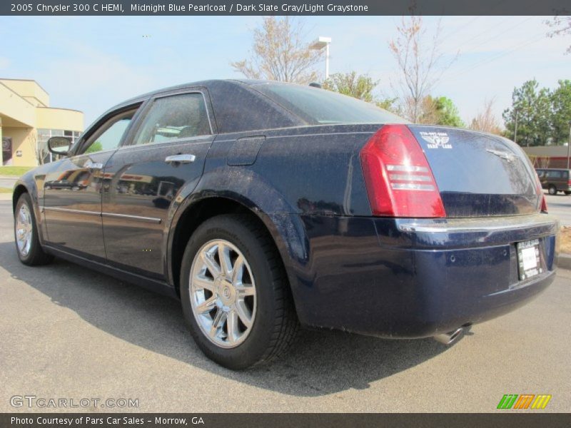 Midnight Blue Pearlcoat / Dark Slate Gray/Light Graystone 2005 Chrysler 300 C HEMI