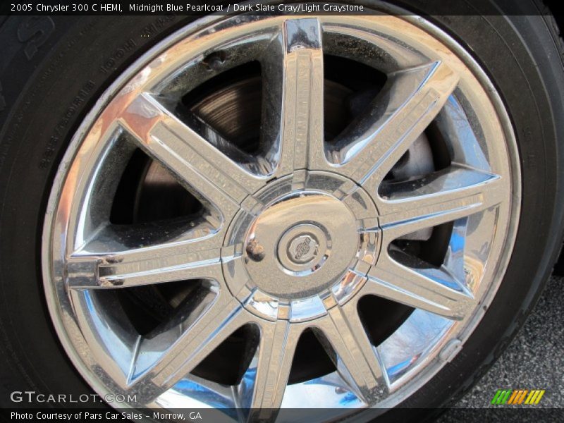 Midnight Blue Pearlcoat / Dark Slate Gray/Light Graystone 2005 Chrysler 300 C HEMI