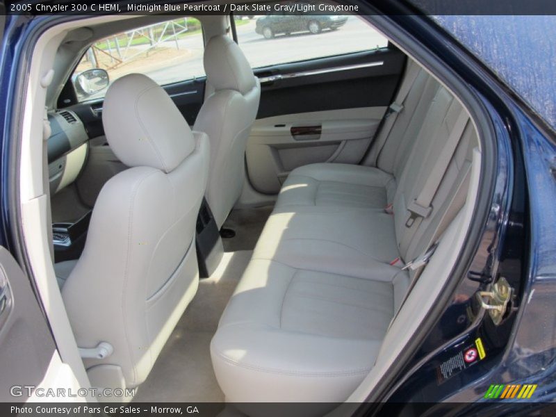 Midnight Blue Pearlcoat / Dark Slate Gray/Light Graystone 2005 Chrysler 300 C HEMI