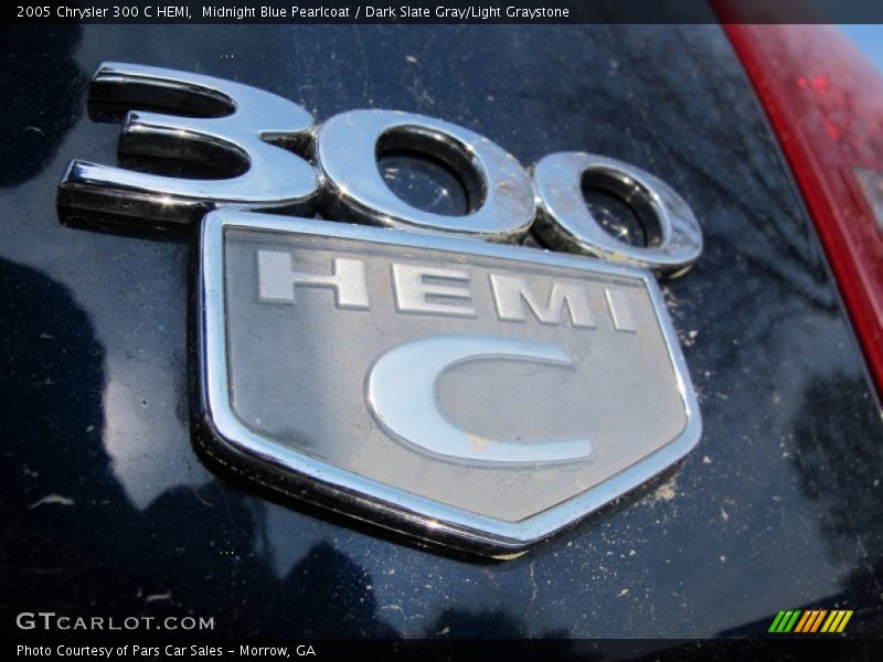 Midnight Blue Pearlcoat / Dark Slate Gray/Light Graystone 2005 Chrysler 300 C HEMI