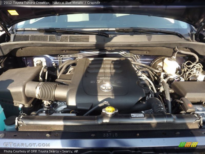 Nautical Blue Metallic / Graphite 2012 Toyota Tundra CrewMax