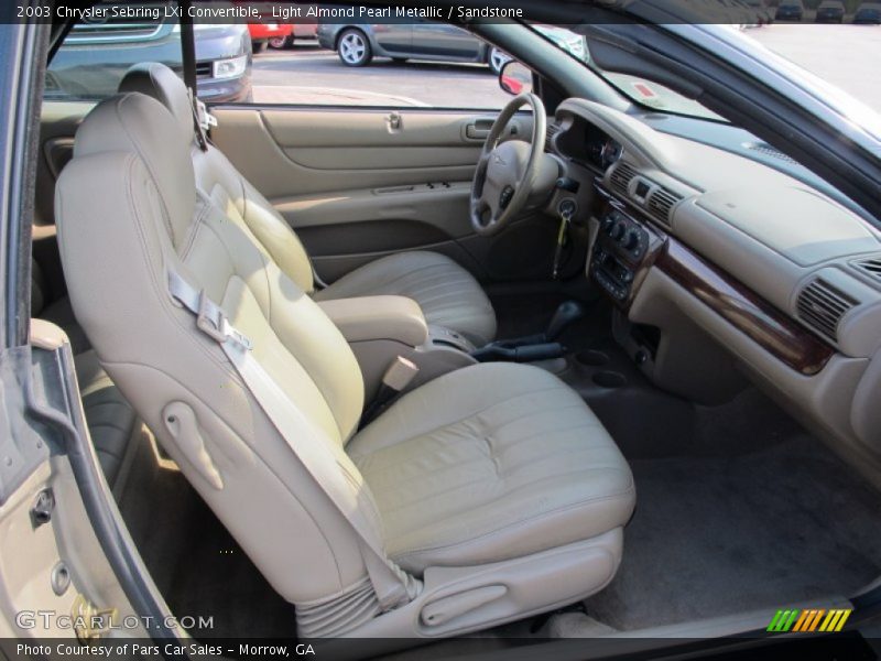 2003 Sebring LXi Convertible Sandstone Interior