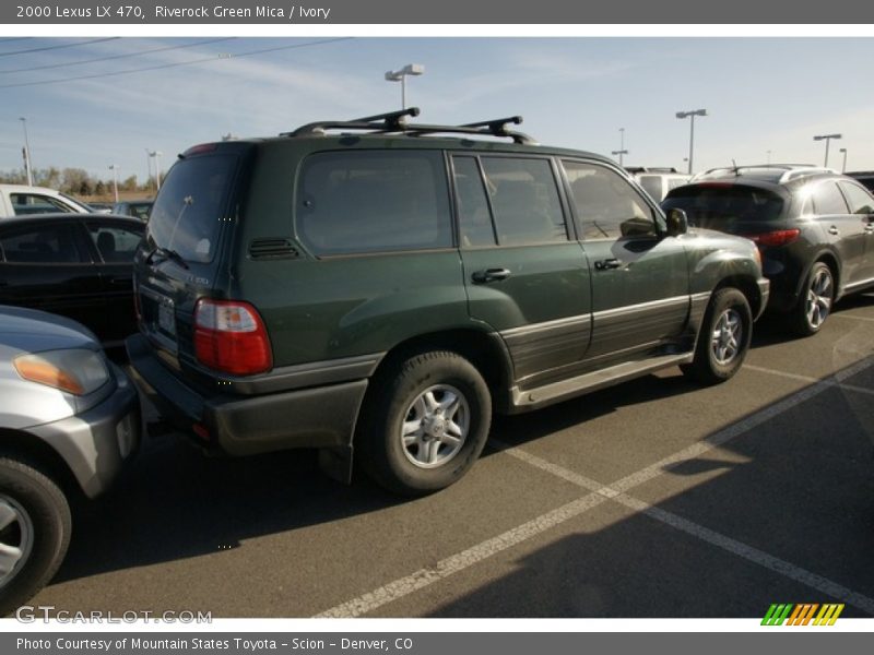 Riverock Green Mica / Ivory 2000 Lexus LX 470