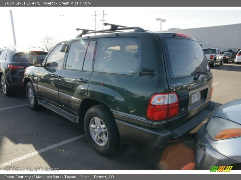 Riverock Green Mica / Ivory 2000 Lexus LX 470