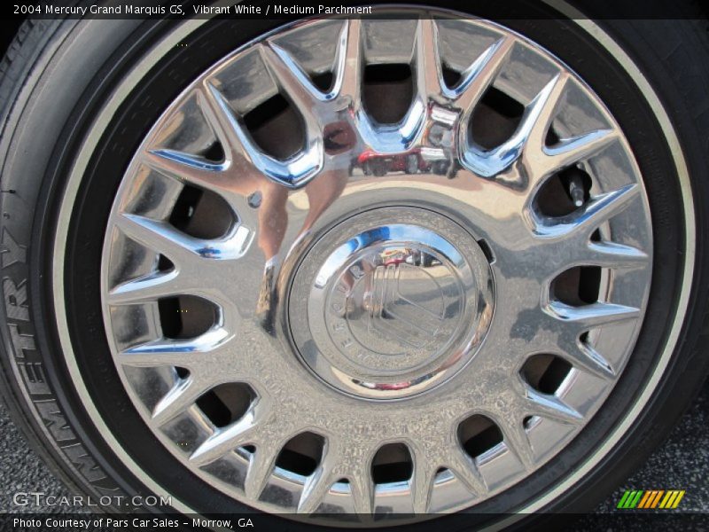 Vibrant White / Medium Parchment 2004 Mercury Grand Marquis GS
